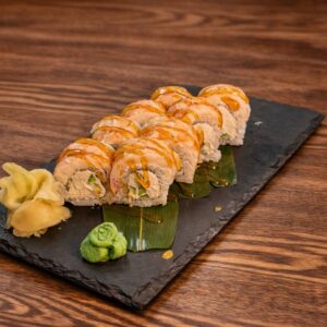 Ролл сливочная креветка, филадельфия, запеченный с курицей
